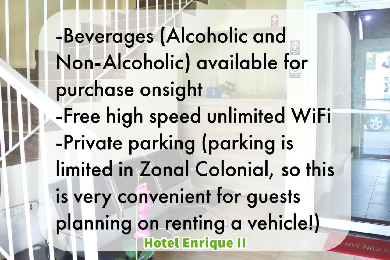Hotel Enrique II Zona Colonial Vista Al Malecon Santo Domingo Eksteriør billede